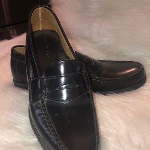 Bostonian New Blk Leather Penny Loafers Mens 10.5